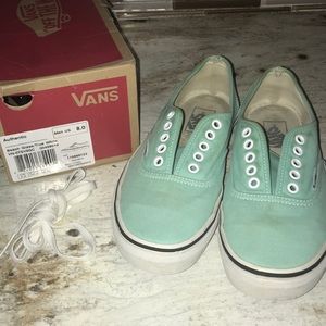 MINT GREEN VANS